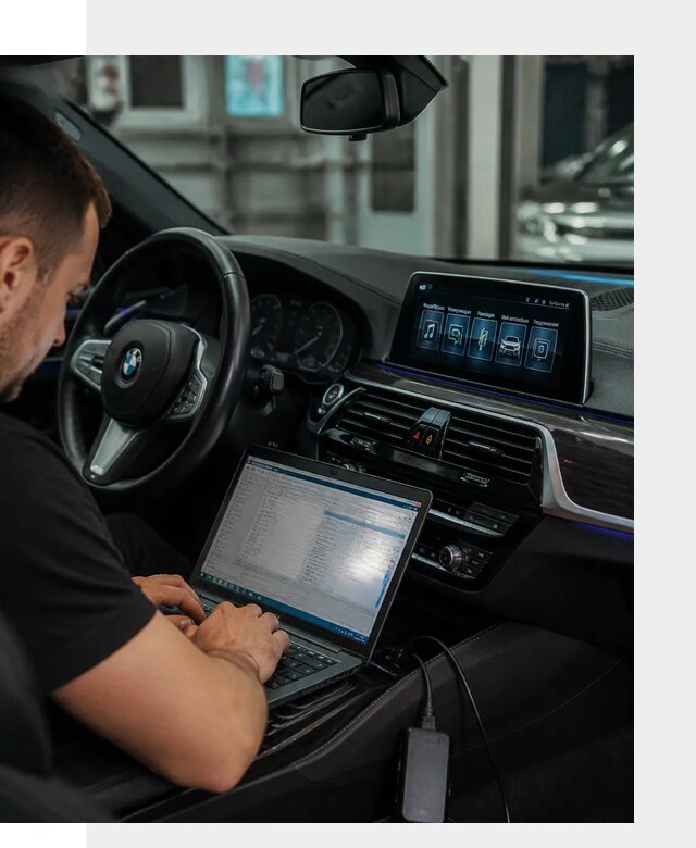 Русификация мультимедиа BMW для авто под ключ в Ялте