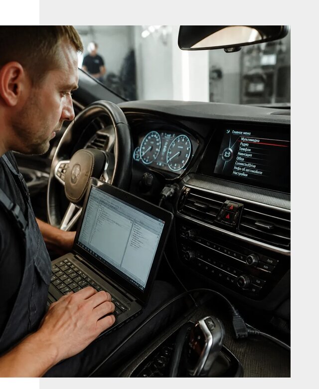 Русификация приборной панели BMW для авто в Ялте от компании