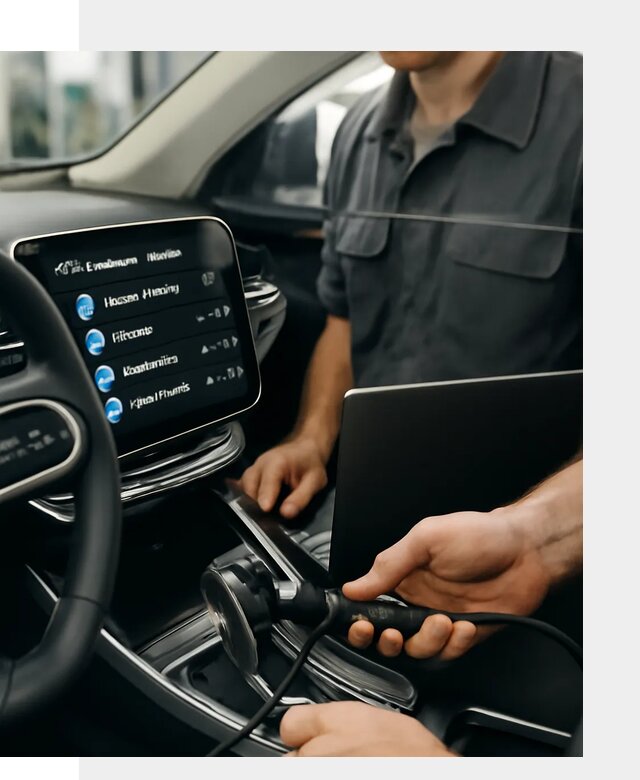 Установка приложений Geely для мультимедиа автомобиля в Ялте
