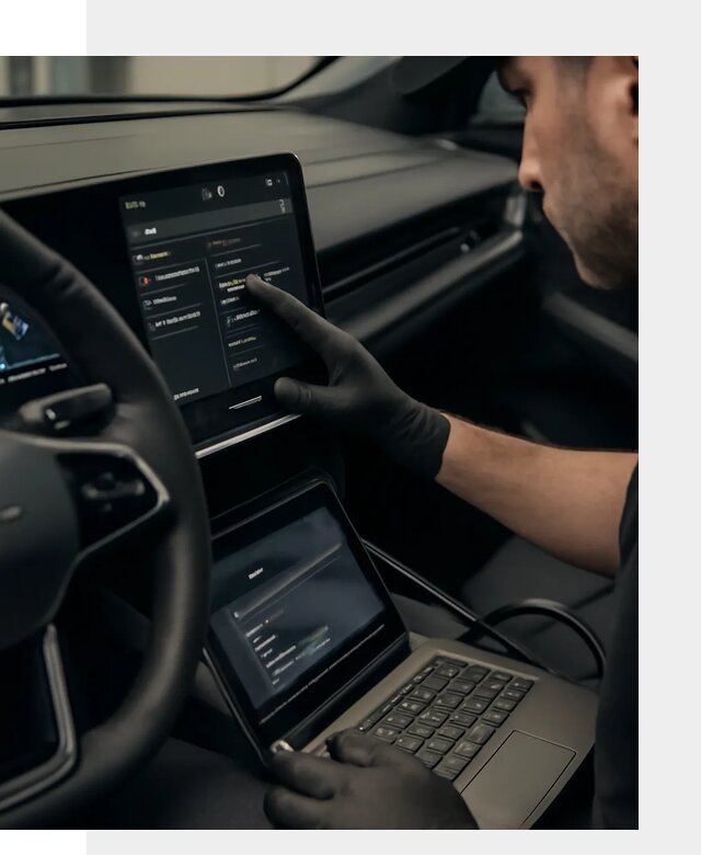 Русификация приборной панели Rising автомобиля в Ялте